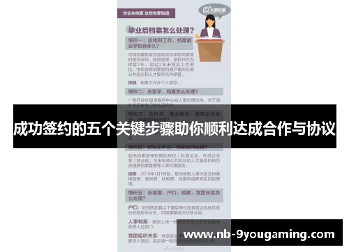 成功签约的五个关键步骤助你顺利达成合作与协议